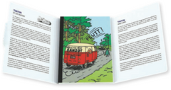 Tintin / Kuifje - Postcards Book Les Voitures De Voertuigen The Cars (Set Of 16 Cards)