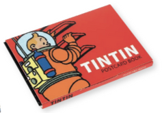 Tintin / Kuifje - Postcards La Lune De Maan The Moon (Set Of 16 Cards)