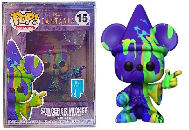 Funko POP! Art Series - Disney, Fantasia - Sorcerer Mickey  (incl. Hard Protector) (15)