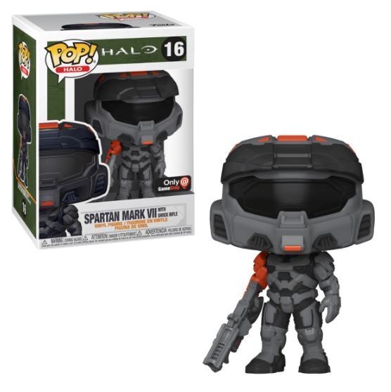 Funko POP! Games - Halo - Spartan Mark VII (w/ Shock Rifle) (16) Exclusive