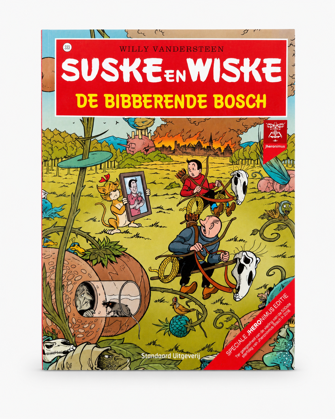 Suske & Wiske – De bibberende Bosch #333 – Softcover – 1ste druk – 2016