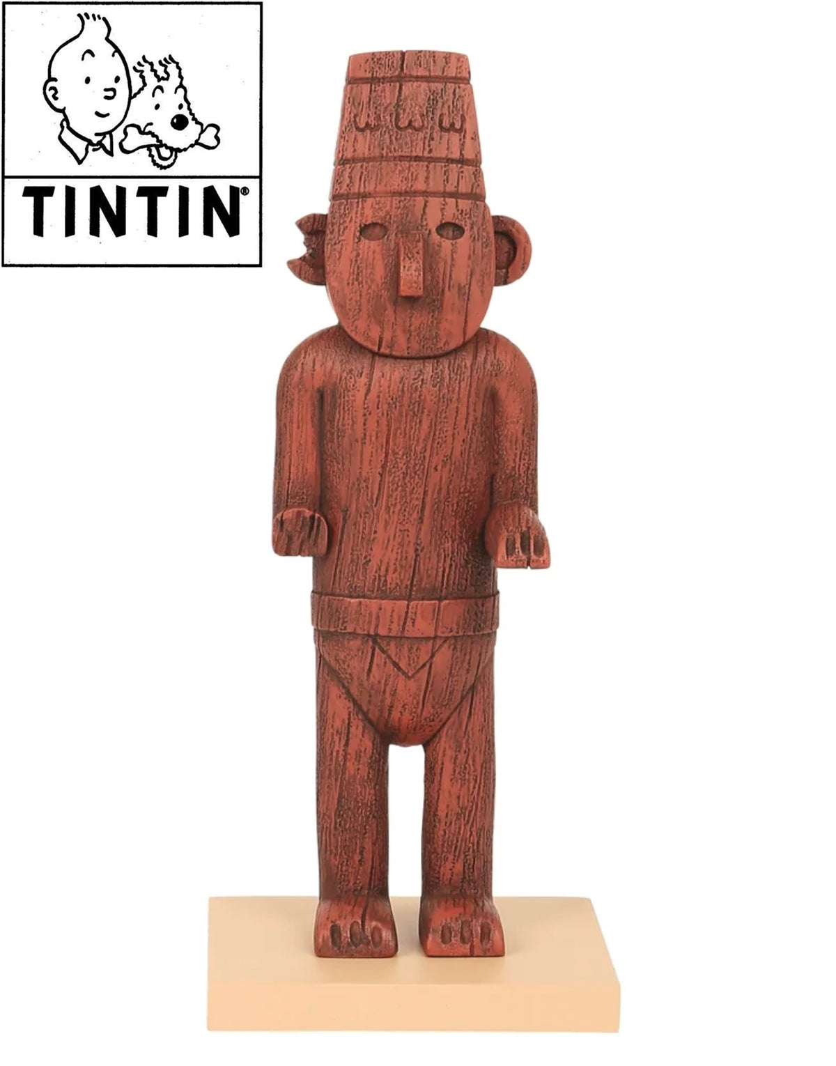 TINTINIMAGINATIO Resin Statue - Tintin, Collection 'Icons Collection' : Arumbaya Fetish (27cm) (Limited & Numbered) (27cm)