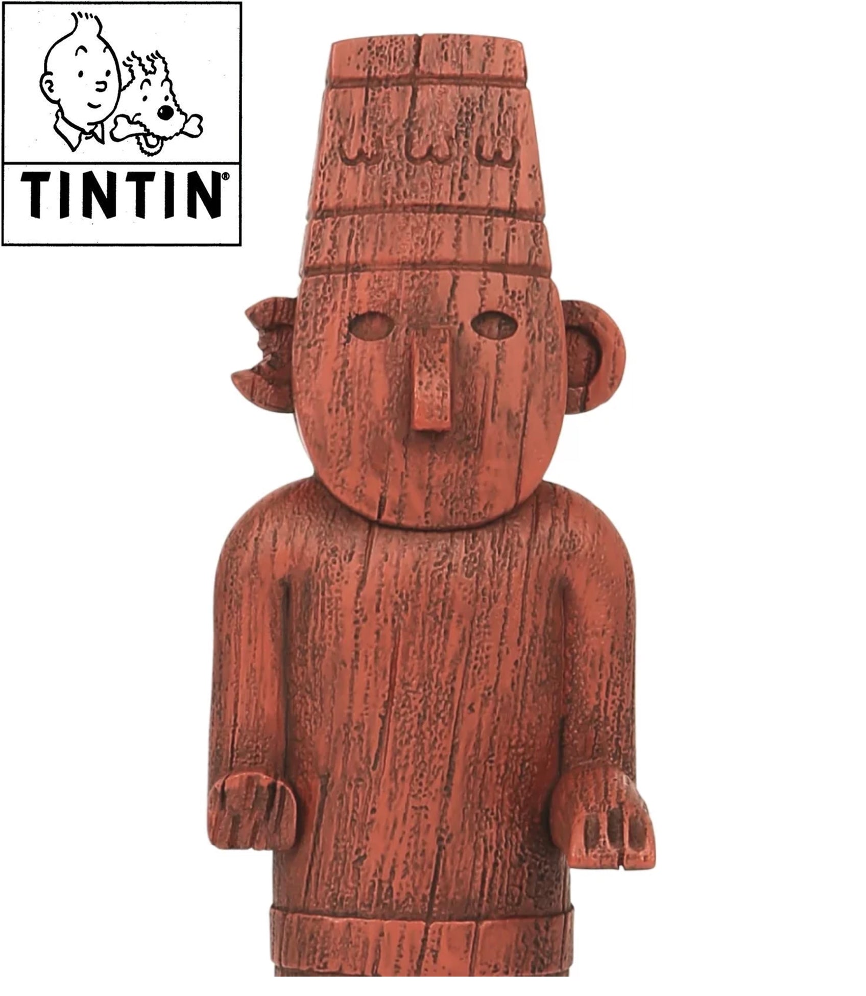 TINTINIMAGINATIO Resin Statue - Tintin, Collection 'Icons Collection' : Arumbaya Fetish (27cm) (Limited & Numbered) (27cm)