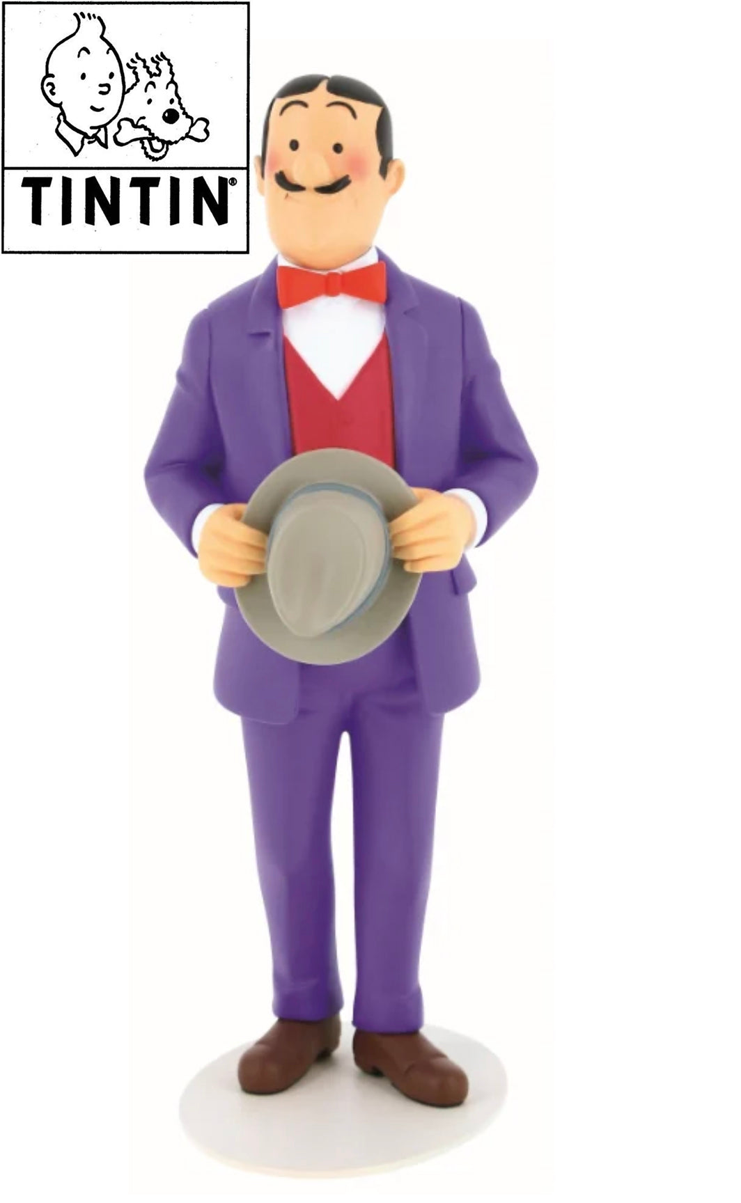TINTINIMAGINATIO Resin Statue - Tintin, Collection 'Musée Imaginaire' : Jolyon Wagg (25cm) (Limited & Numbered)