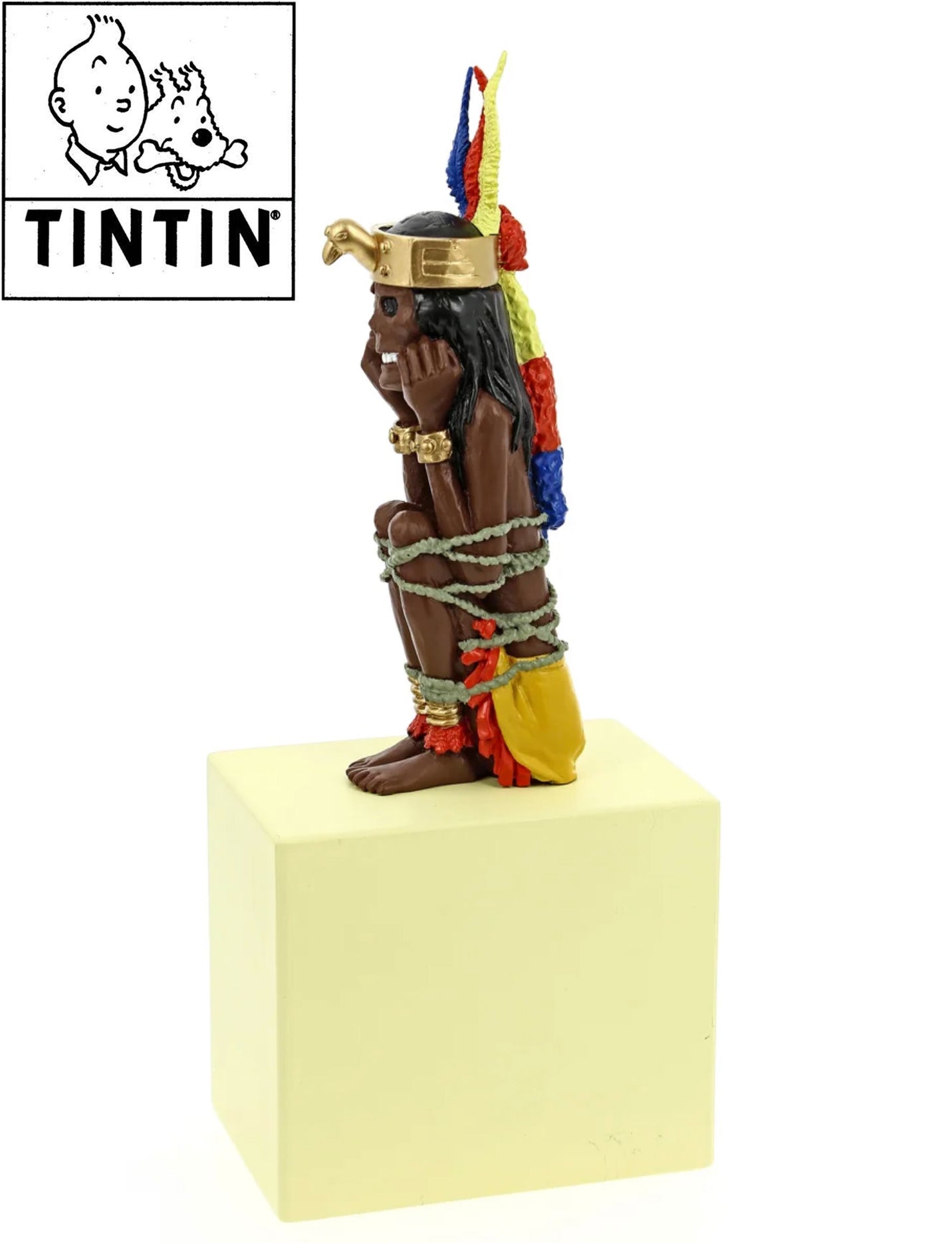 TINTINIMAGINATIO Resin Statue - Tintin, Collection 'Musée Imaginaire' : Rascar Capac (28cm) (Limited & Numbered)