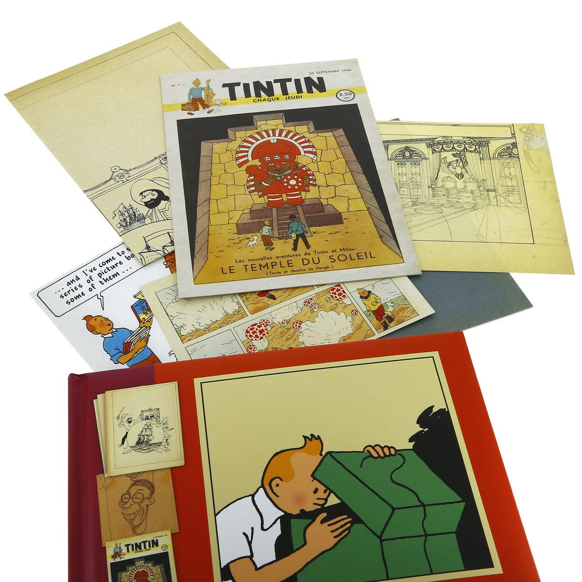 Tintin - Les Trésors de Tintin (Colorisée) (HC) (FR)