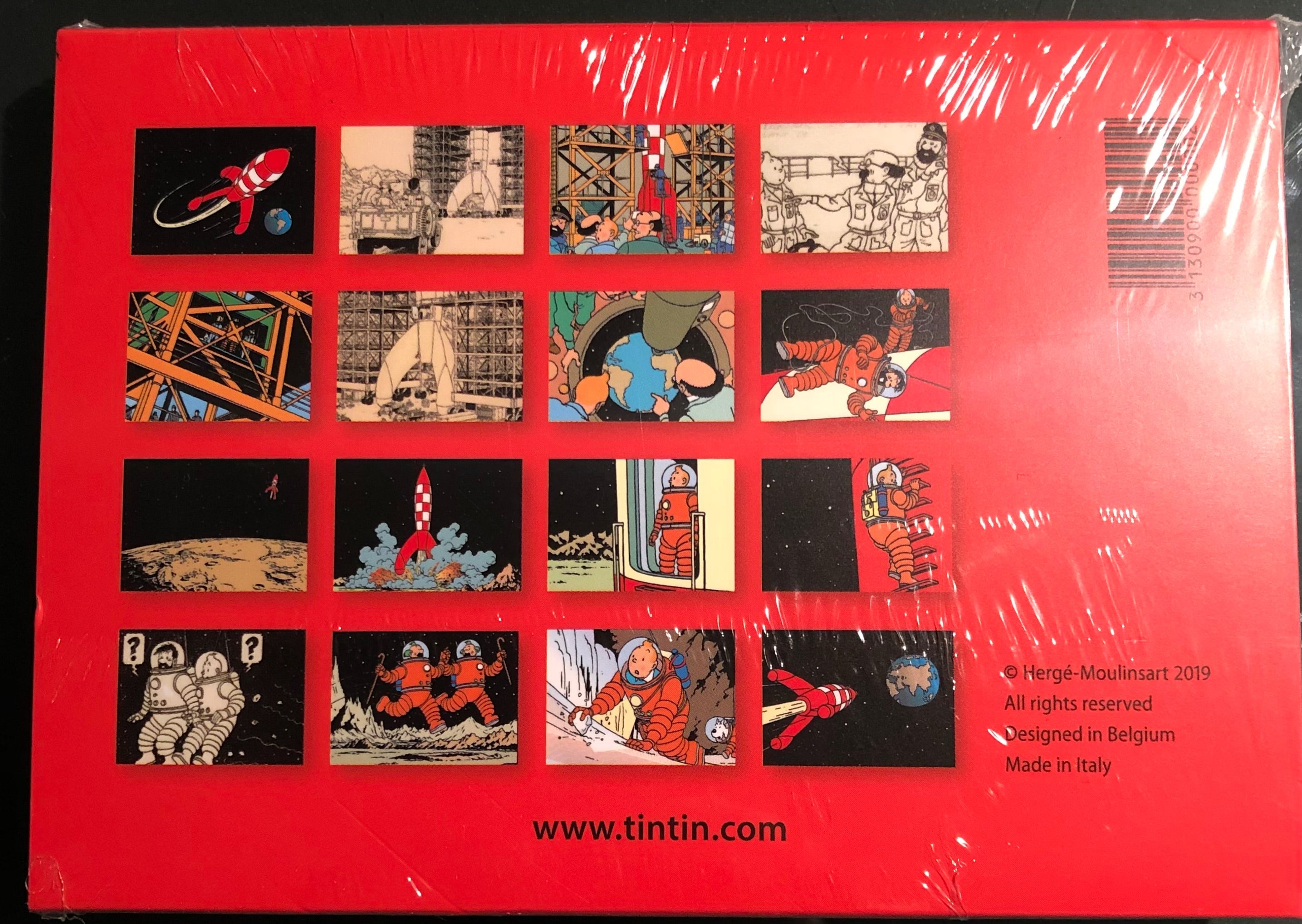 Tintin - Post Cards - Destination Moon (set of 16 cards)