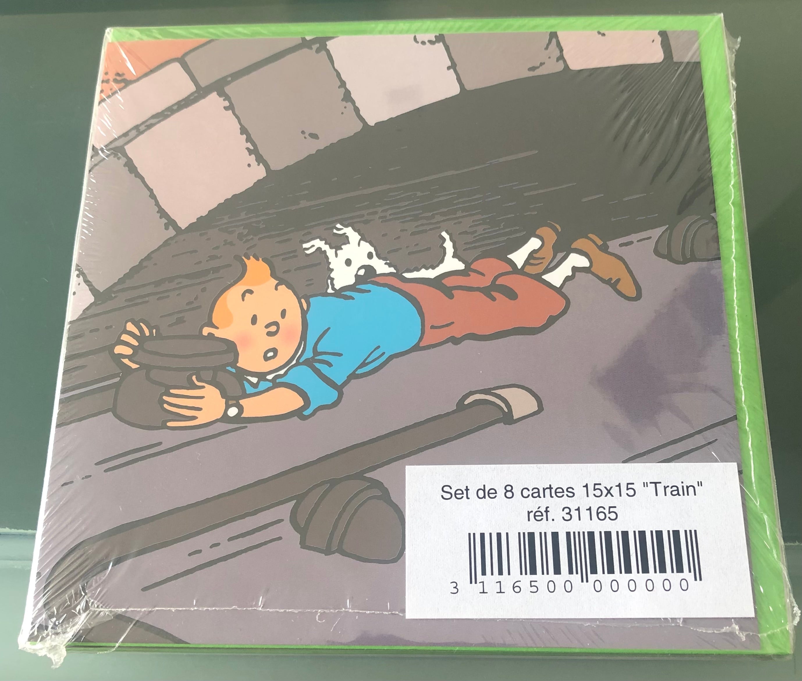 Tintin - Post Cards - Trains (set of 8 cards)