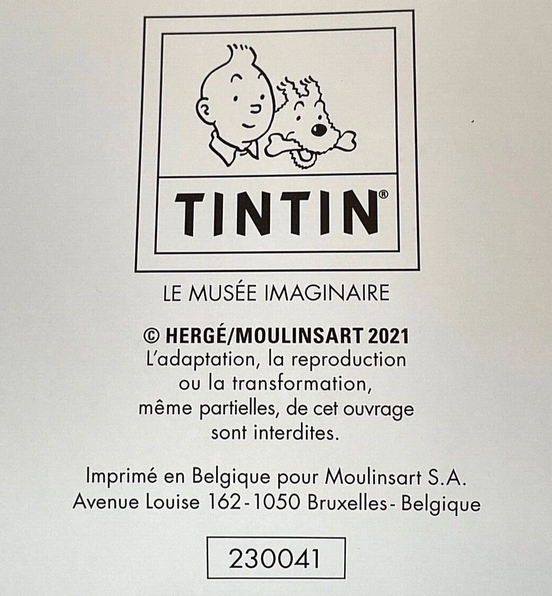 Tintin Poster “Le Musée Imaginair" (50cm x 70cm) (ref. 230041) (°2021)
