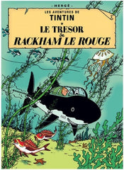 Tintin Poster “Le Trésor de Rackham Le Rouge" (50cm x 70cm) (ref. 22110)