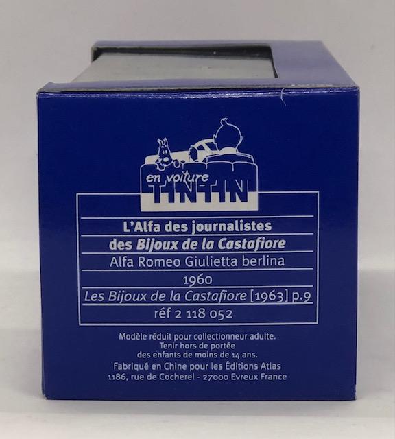 Tintinimaginatio SA, Tintin's Cars 1/43 - Alfa of the Journalists (Alfa Romeo Giulietta Berlina 1960)