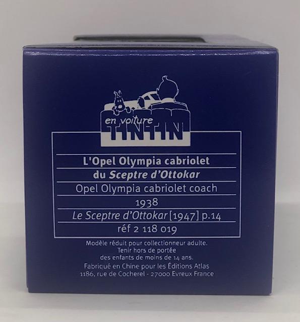 Tintinimaginatio SA, Tintin's Cars 1/43 - Opel Olympia Cabriolet