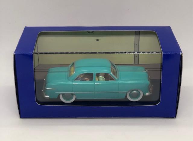 Tintinimaginatio SA, Tintin's Cars 1/43 - The Turquoise Ford (Ford Custom 1949)