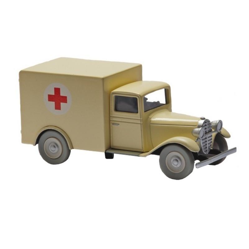 Tintinimaginatio SA, Tintin's Cars 1/43  - The asylum ambulance (Ford V8 1938)