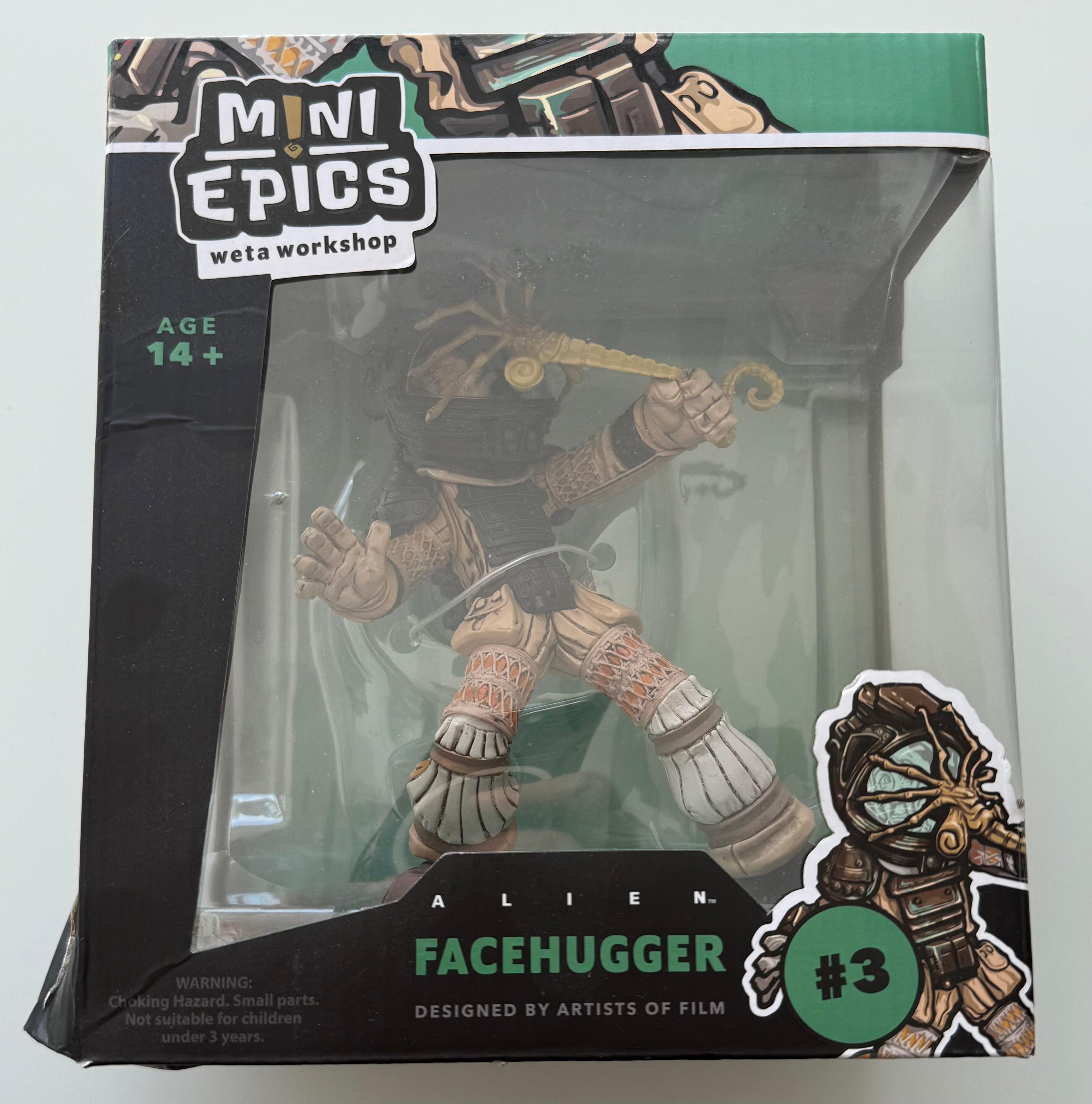 WETA, Mini Epics - Alien - Facehugger (#3) (15cm) 'Box Damaged'