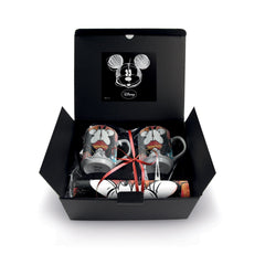 Disney - Mickey & Minnie Gift Box Red:  2 Stackable Mugs + Placemat