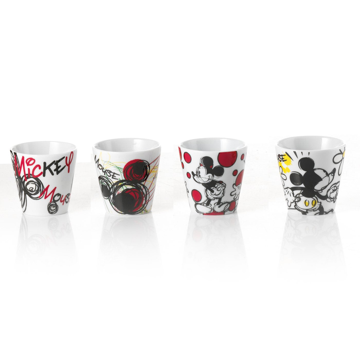 Disney - Mickey Mouse Gift Box:  Espresso Shots Mickey (Set Of 4) Cups