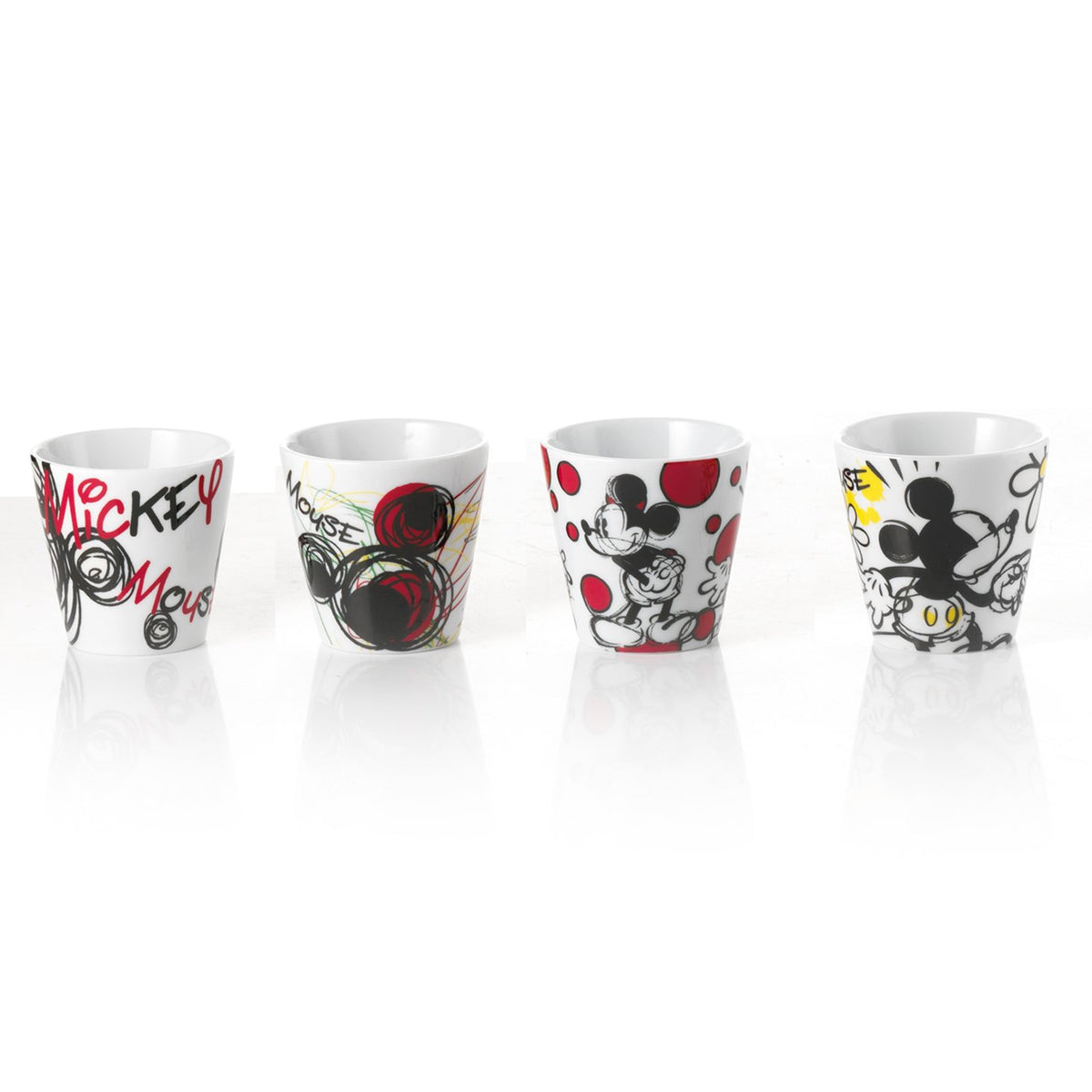 Disney - Mickey Mouse Gift Box:  Espresso Shots Mickey (Set Of 4) Cups