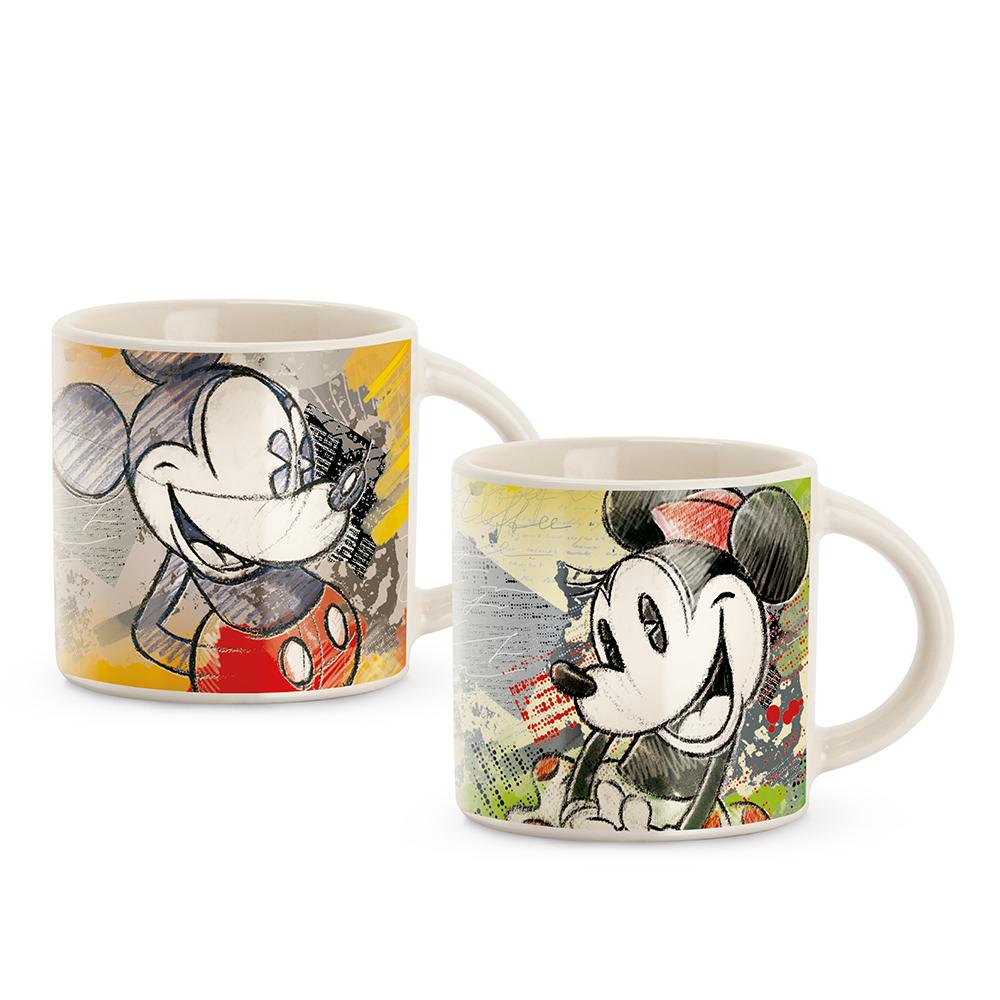 Disney - Mickey & Minnie Mini Mug Green / Red (Set Of 2)