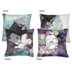 Disney - Mickey & Minnie Cushions Purple / Turquoise (Set Of 2) Mug