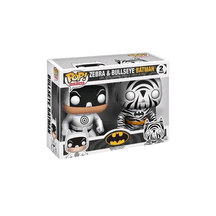 Funko Pop! Heroes - Batman - Zebra & Bullseye Batman (2 Pack)