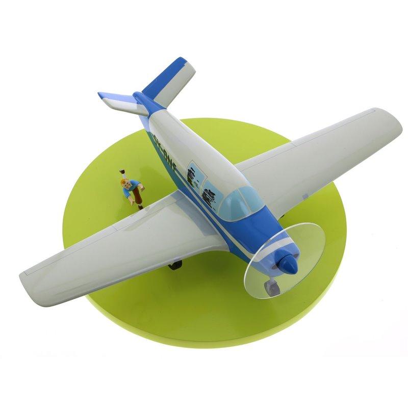 Tintin / Kuifje - Tintin's Plains - Manquette Avion Beechcraft Bonanza A35 (Limited & Numbered) (24cm)