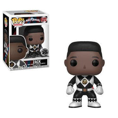 Funko Pop! Television - Power Rangers Black Ranger (No Helmet) Zack (672) Figurines