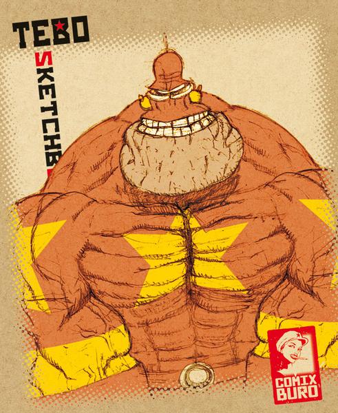 COMIX BURO Sketchbook / Croquis - Tebo #1 (°2014) (Numbered + Signed)
