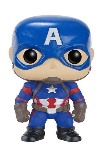 Funko POP! Marvel - Captain America - Vinyl Figure Captain America (125) Bobble-Head