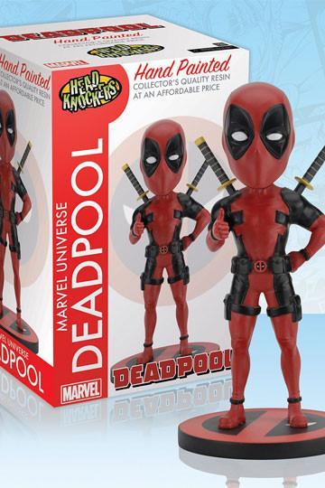 NECA Head Knocker - Deadpool - Resine Figure Bobble-Head Deadpool Classic