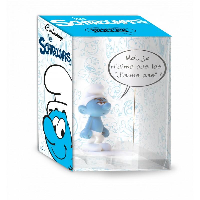 Plastoy - Collection Bulles Les Schroupfes Moi Naime Pas Les Jaime ! Figurines