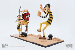 PRE-ORDER : FARIBOLES Statue - Lucky Luke - The Daltons (Limited & Numbered) (°2022) (28cm)