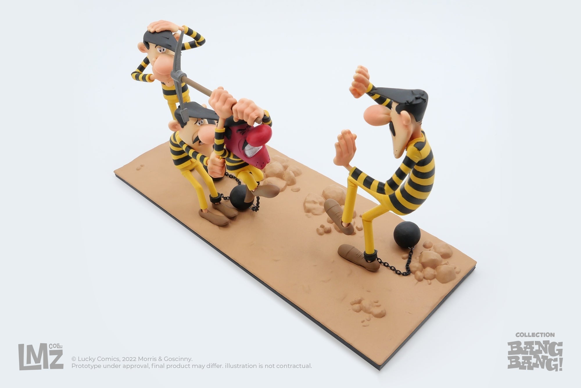 PRE-ORDER : FARIBOLES Statue - Lucky Luke - The Daltons (Limited & Numbered) (°2022) (28cm)