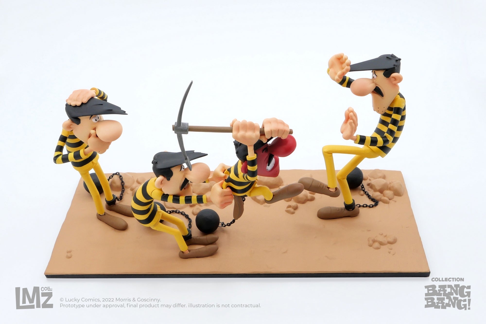 PRE-ORDER : FARIBOLES Statue - Lucky Luke - The Daltons (Limited & Numbered) (°2022) (28cm)