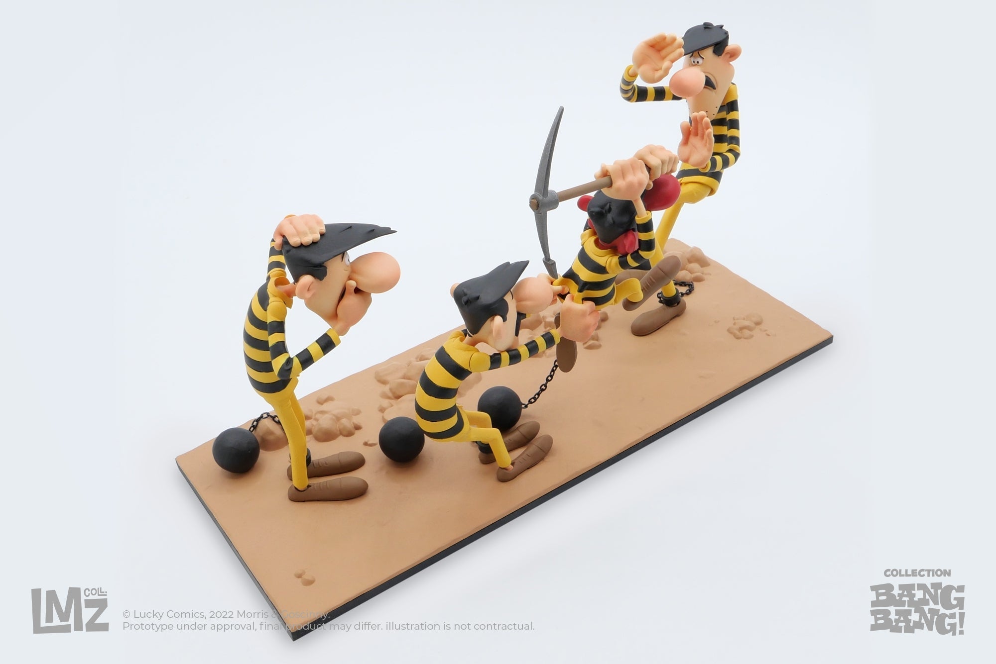 PRE-ORDER : FARIBOLES Statue - Lucky Luke - The Daltons (Limited & Numbered) (°2022) (28cm)
