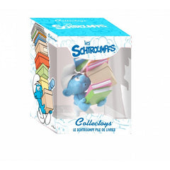 Plastoy - Schtroumpf Pile De Livres / Smurf Met Toren Boeken Of Books