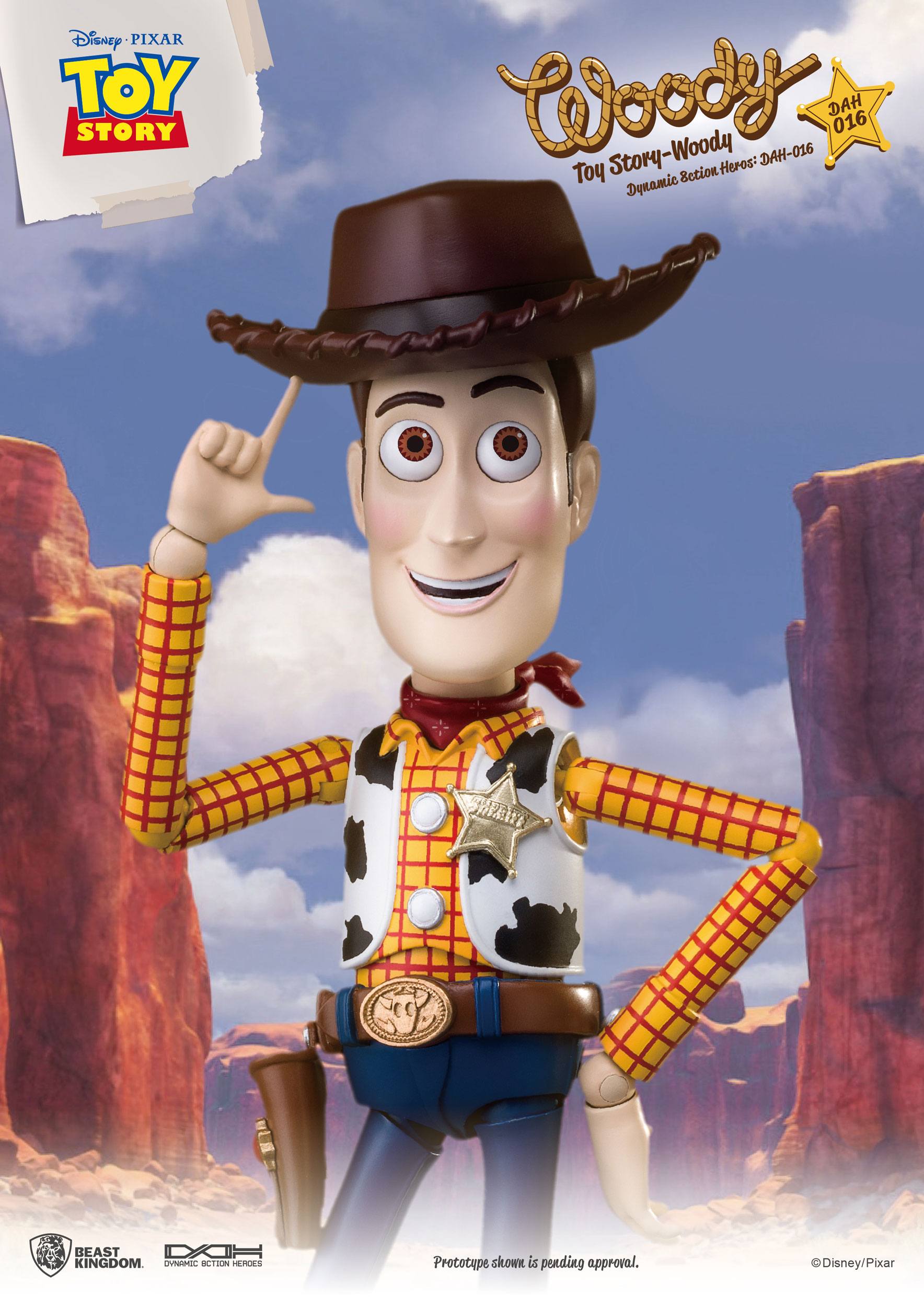BEAST KINGDOM Action Figure - Disney, Toy Story - Woody (21cm)