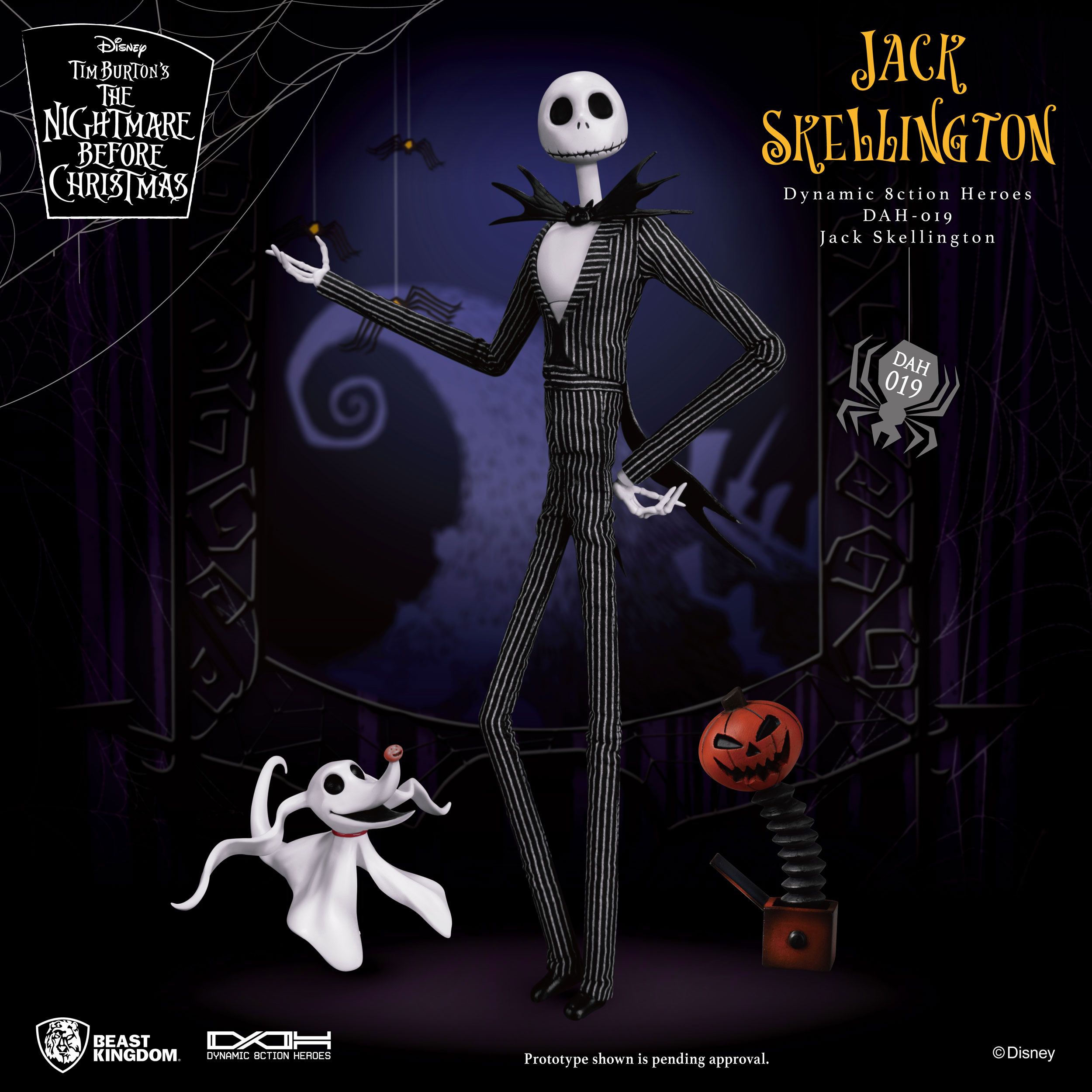 BEAST KINGDOM Action Figure - Disney, The Nightmare Before Christmas - Jack Skellington (21cm)