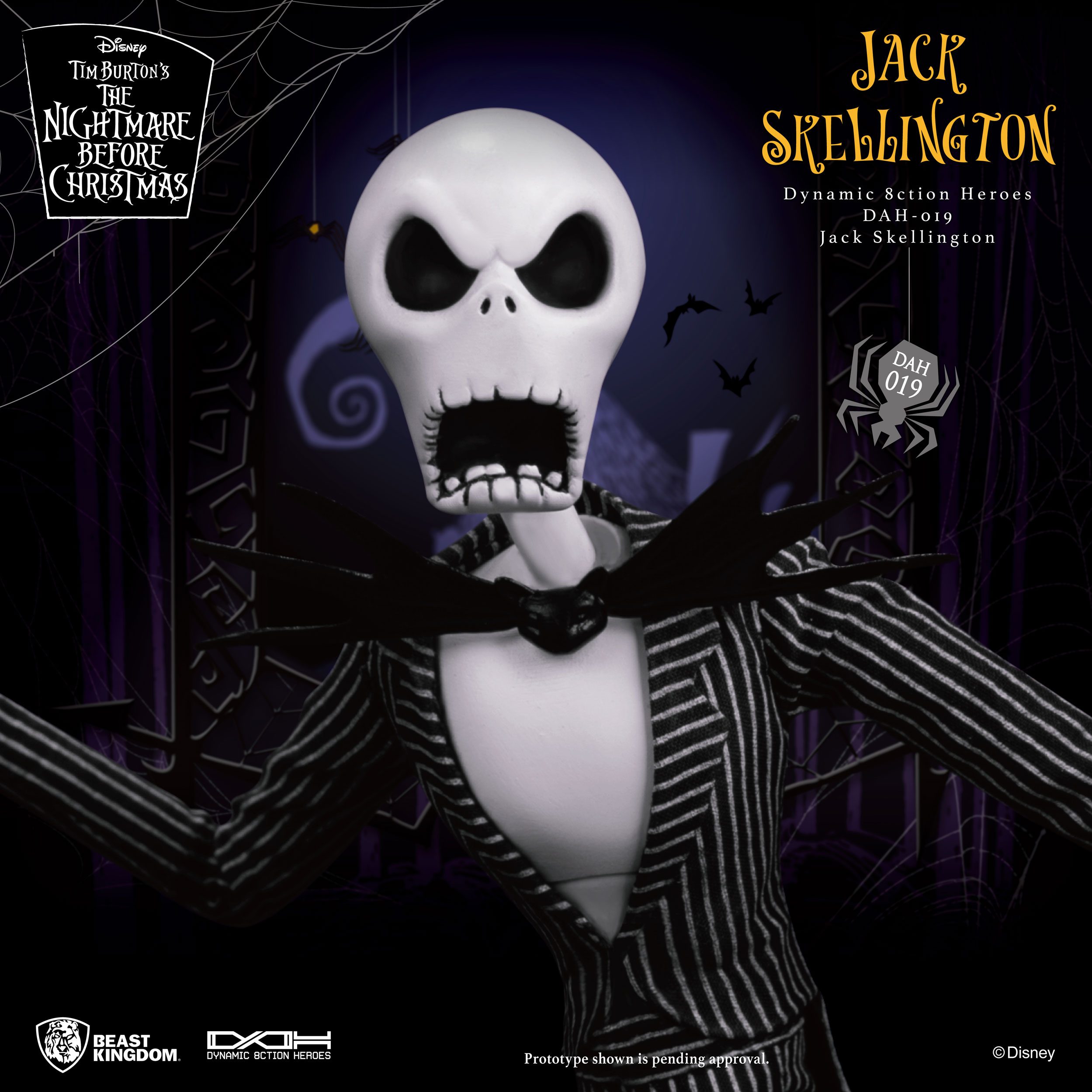 BEAST KINGDOM Action Figure - Disney, The Nightmare Before Christmas - Jack Skellington (21cm)