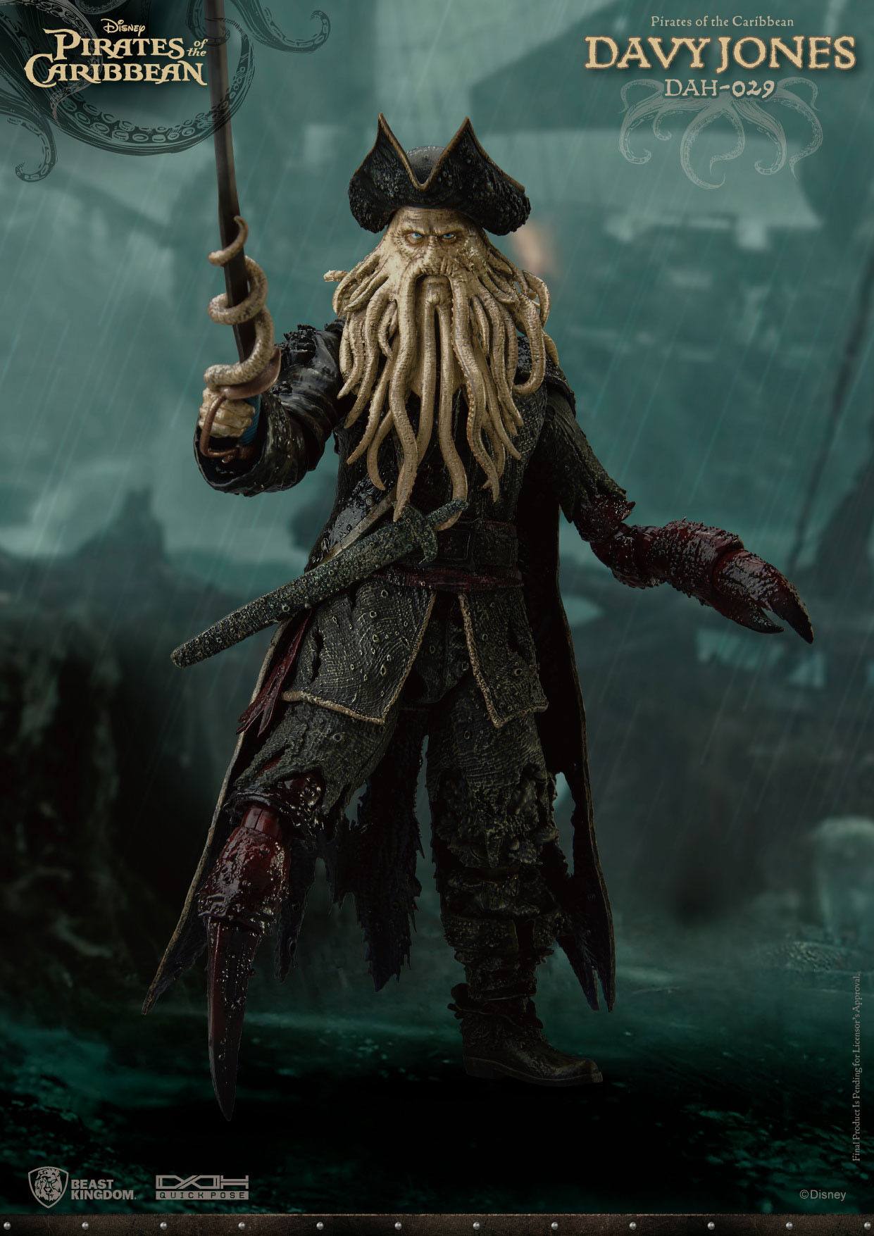 BEAST KINGDOM Action Figure - Disney, Pirates of the Caribbean - Davy Jones (20cm)