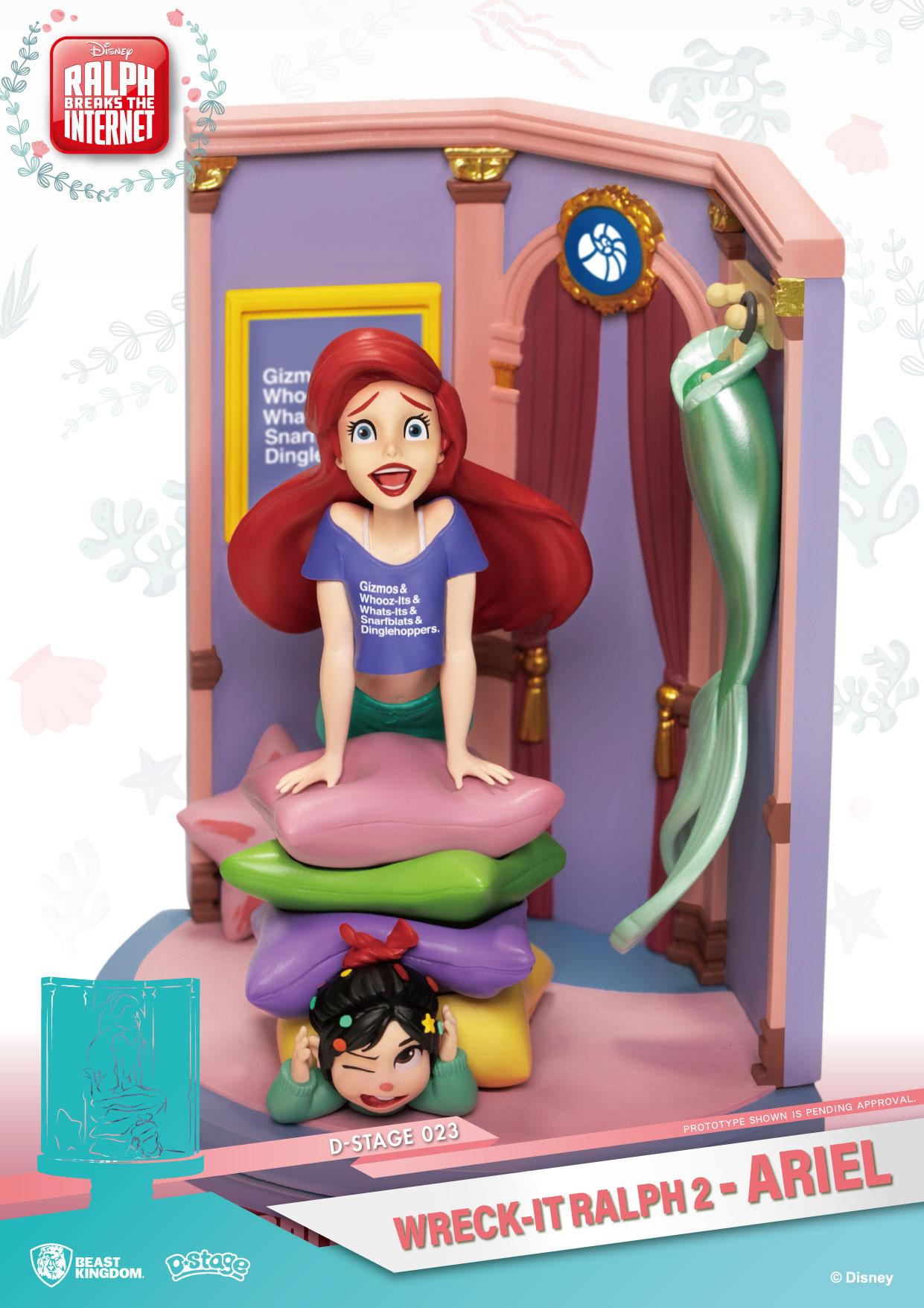 BEAST KINGDOM - Disney, Wreck-It Ralph 2 - Diorama Ariel (DS-023) (15 cm)