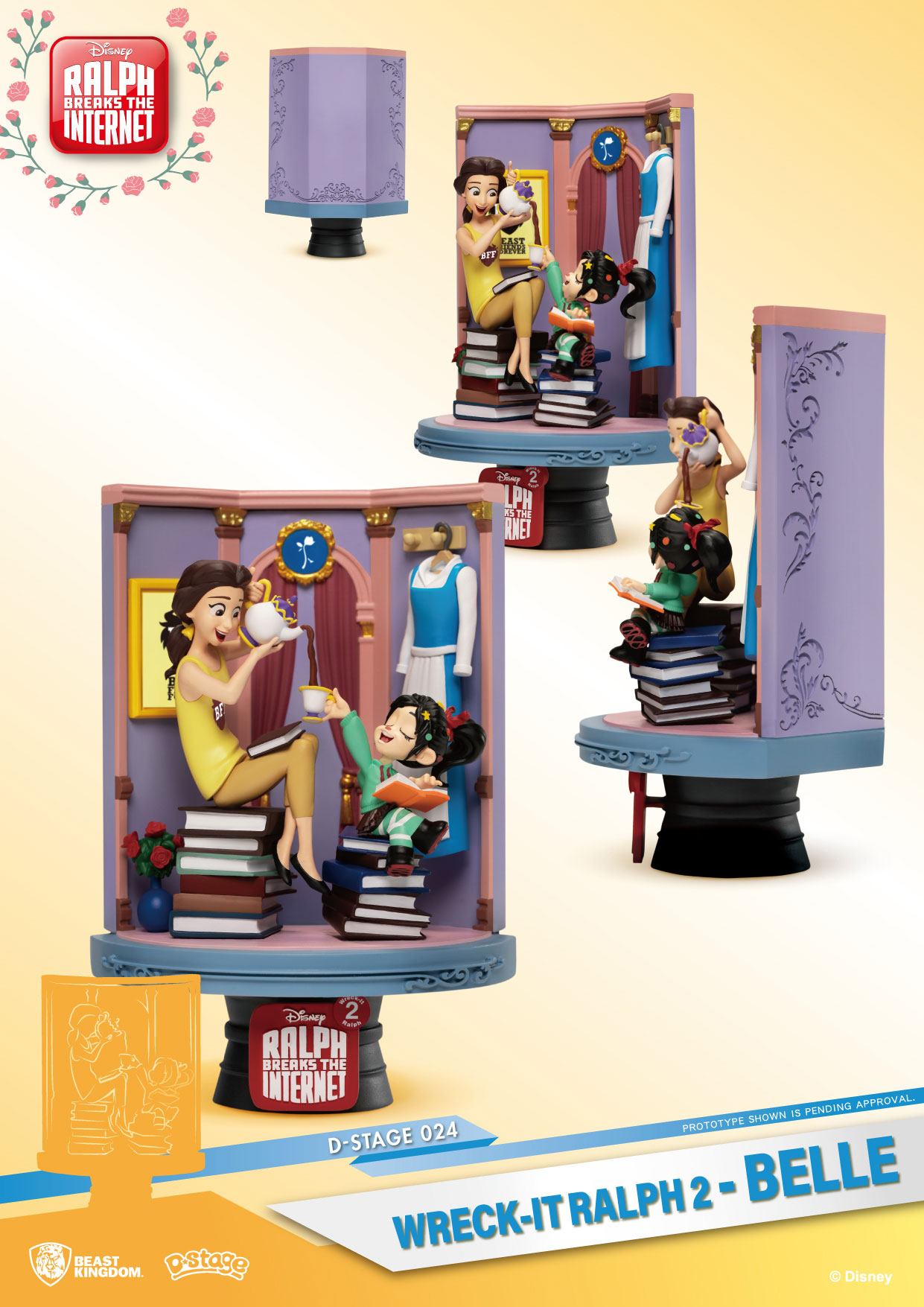 BEAST KINGDOM - Disney, Wreck-It Ralph 2 - Diorama Belle (DS-024)  (15cm)
