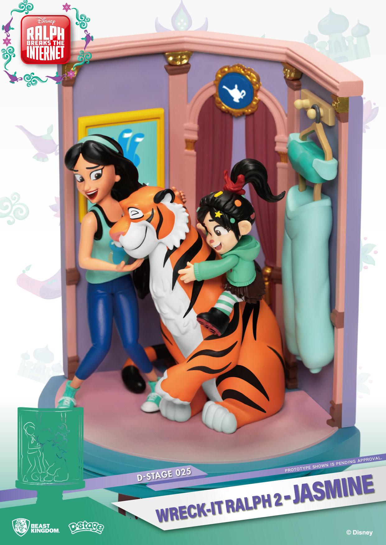 BEAST KINGDOM - Disney, Wreck-It Ralph 2 - Diorama Jasmine (DS-025) (15cm)