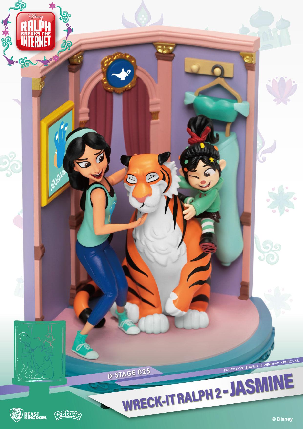 BEAST KINGDOM - Disney, Wreck-It Ralph 2 - Diorama Jasmine (DS-025) (15cm)