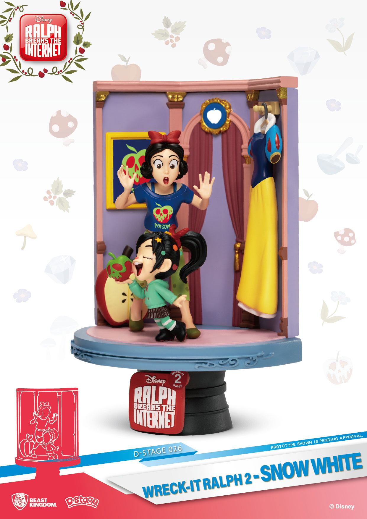 BEAST KINGDOM - Disney, Wreck-It Ralph 2 - Diorama Snow White (DS-026) (14cm)