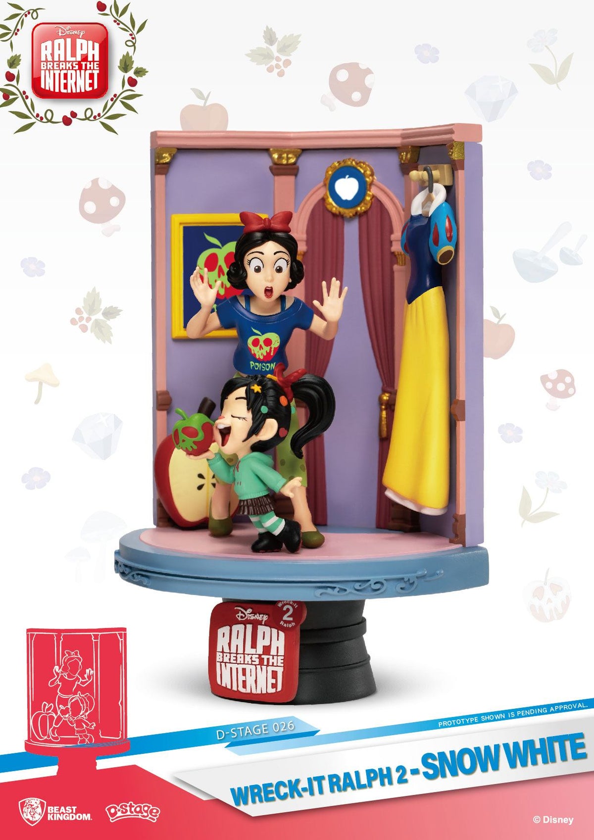 BEAST KINGDOM - Disney, Wreck-It Ralph 2 - Diorama Snow White (DS-026) (14cm)