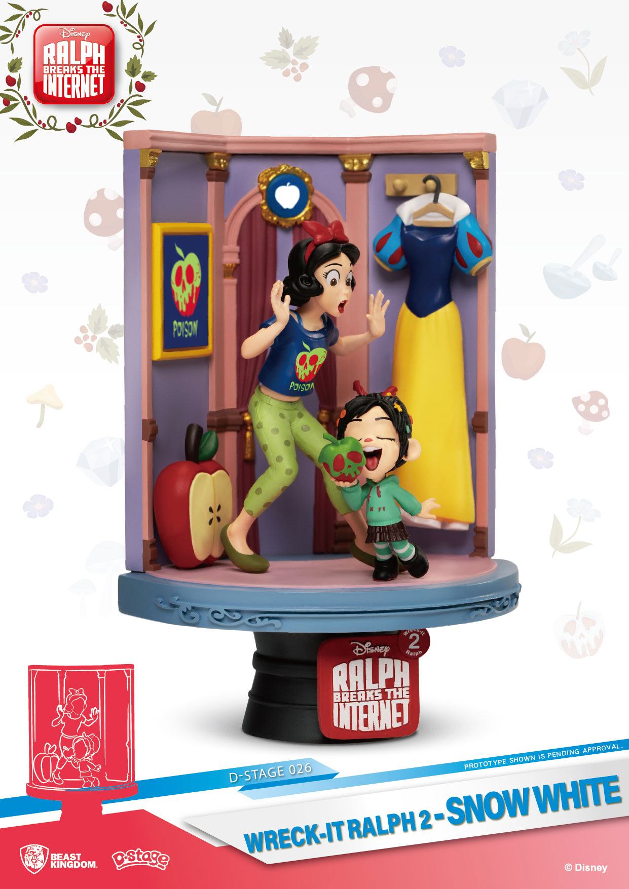 BEAST KINGDOM - Disney, Wreck-It Ralph 2 - Diorama Snow White (DS-026) (14cm)