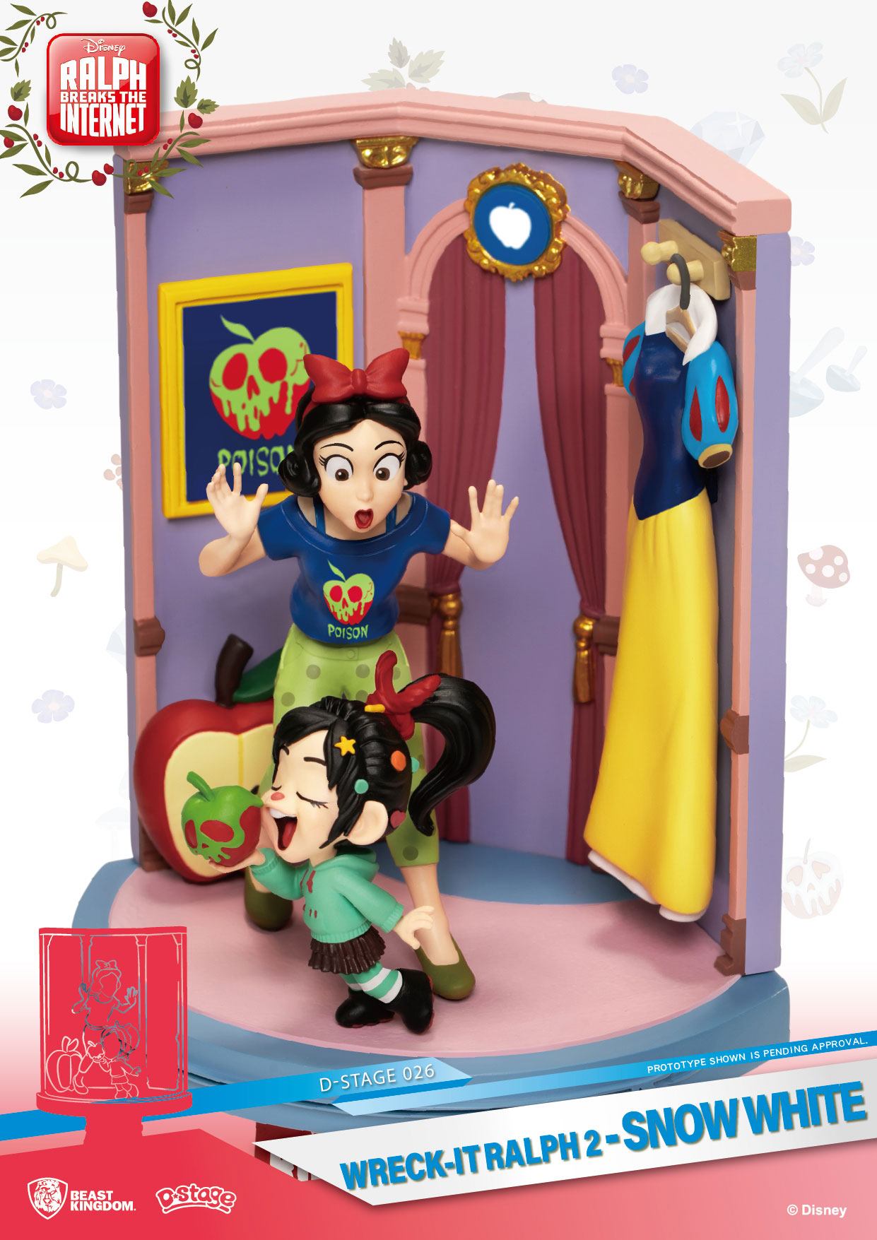 BEAST KINGDOM - Disney, Wreck-It Ralph 2 - Diorama Snow White (DS-026) (14cm)