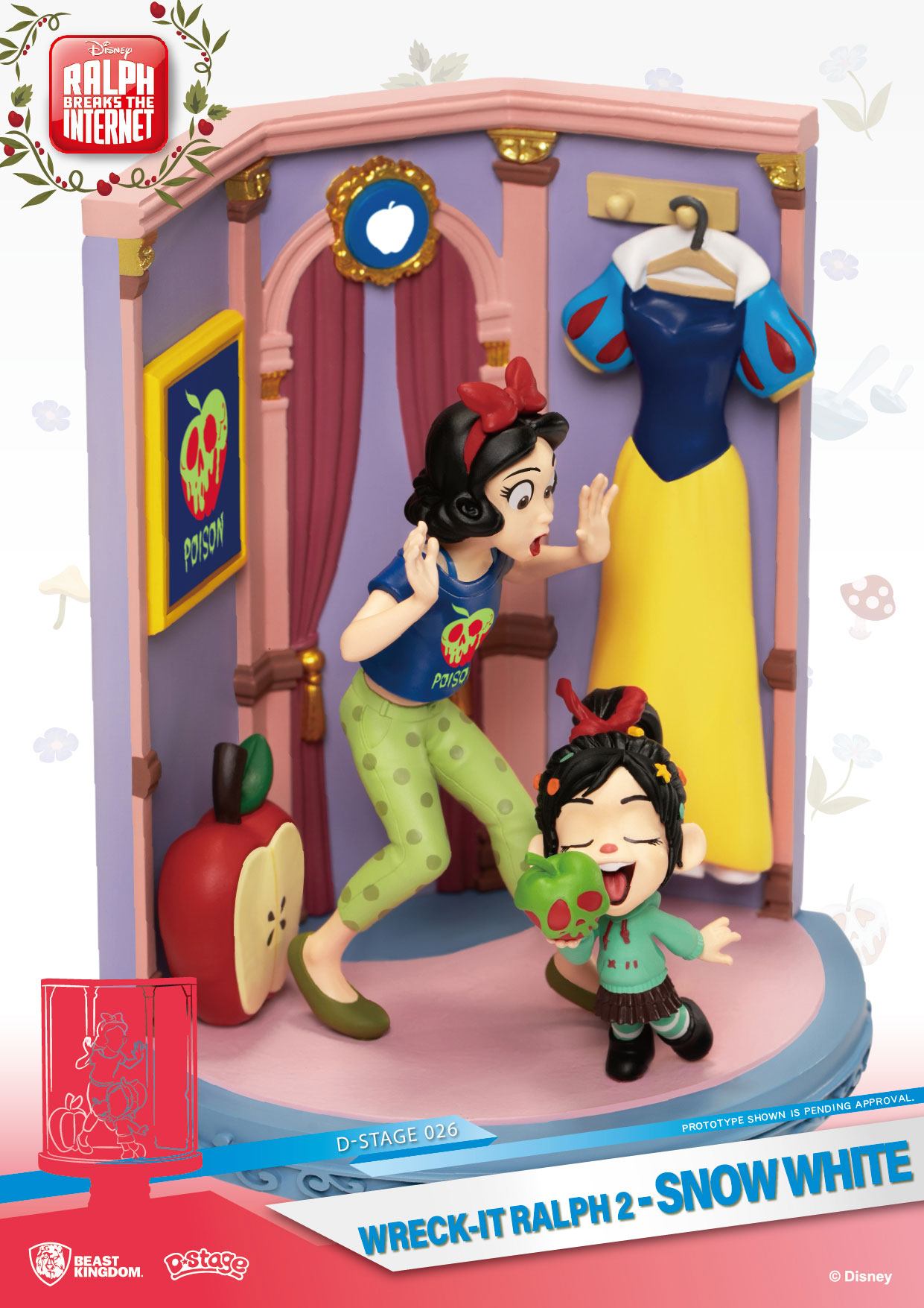 BEAST KINGDOM - Disney, Wreck-It Ralph 2 - Diorama Snow White (DS-026) (14cm)