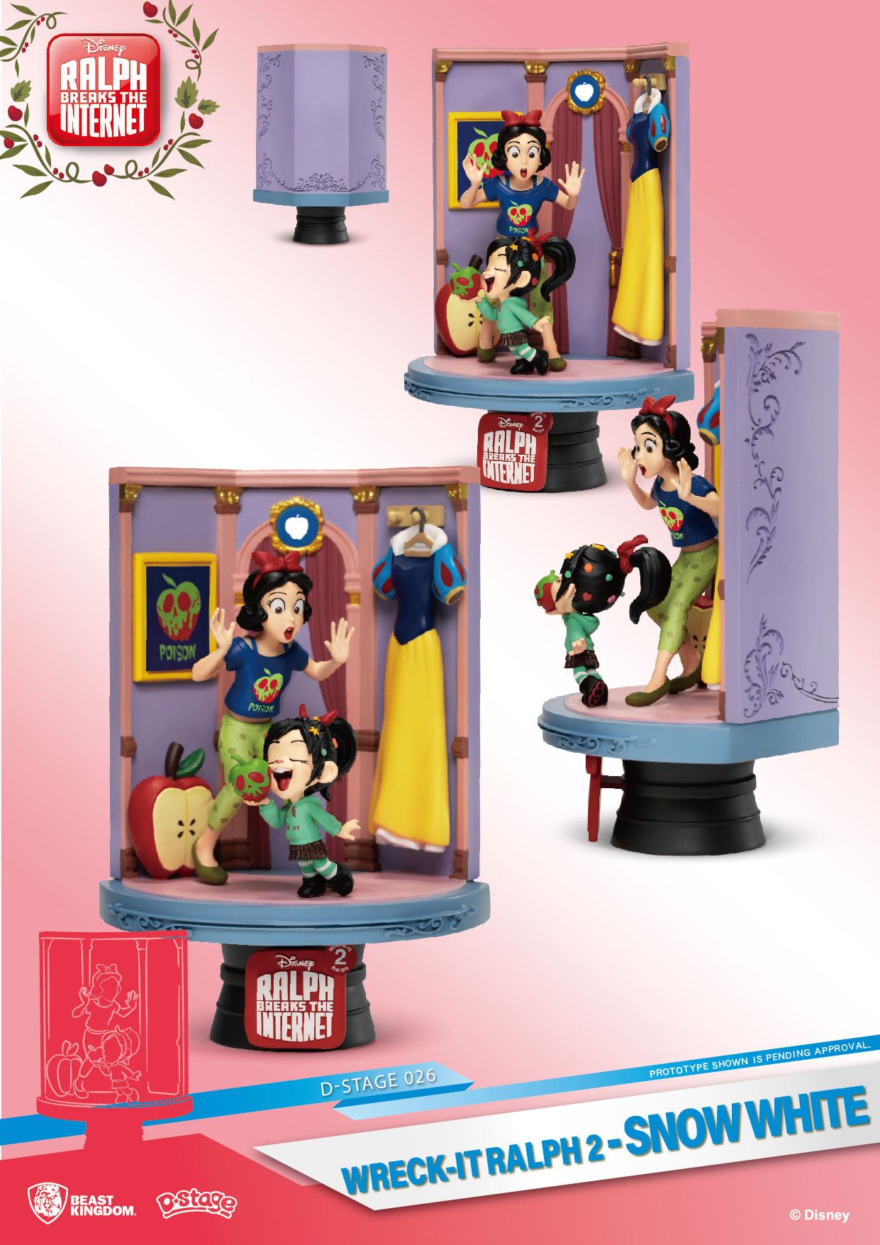 BEAST KINGDOM - Disney, Wreck-It Ralph 2 - Diorama Snow White (DS-026) (14cm)